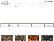 Tablet Screenshot of myrentalinsanmiguel.com